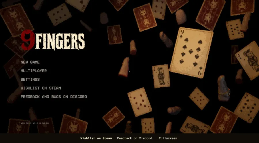 9 Fingers running in the browser, screen 2 captured by PlayNewt on October 27, 2026