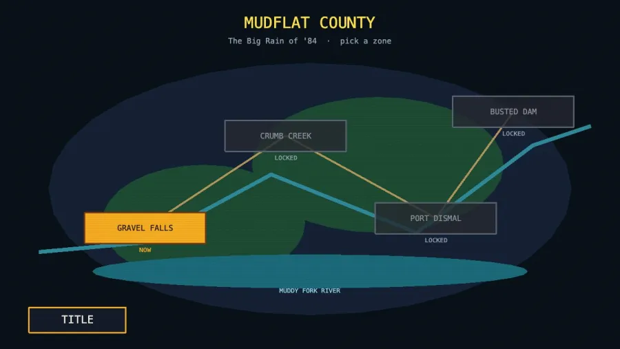 Chopper Haul '84 running in the browser, screen 2 captured by PlayNewt on October 26, 2026