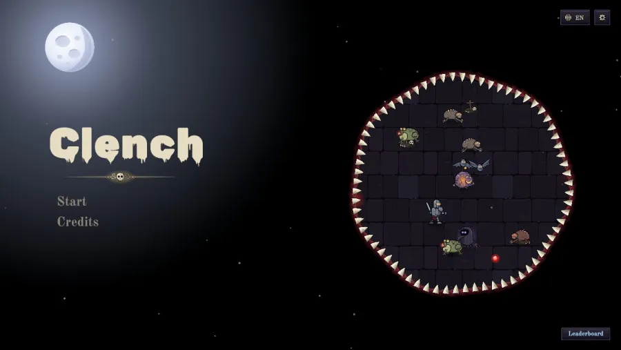 Clench running in the browser, screen 1 captured by PlayNewt on October 27, 2026