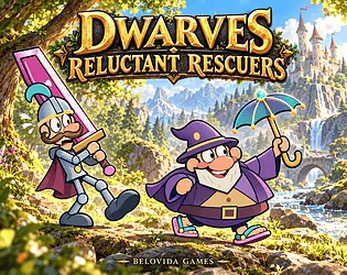 Dwarves: Reluctant Rescuers, a new comic fantasy platformer game by Belovida Games