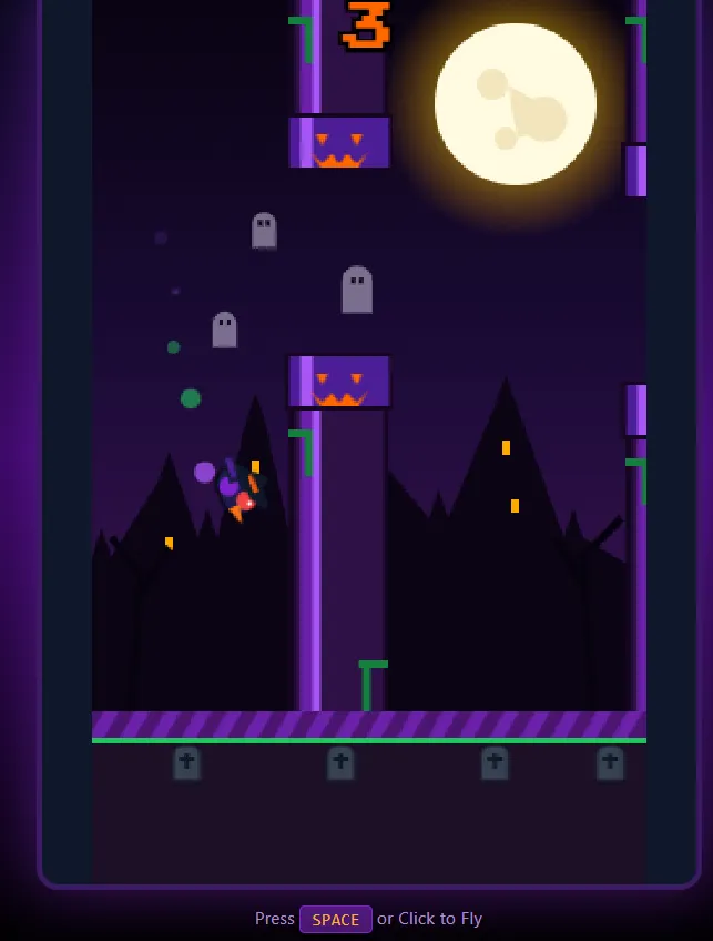 Flappy Halloween Game screenshot 1 from the developer