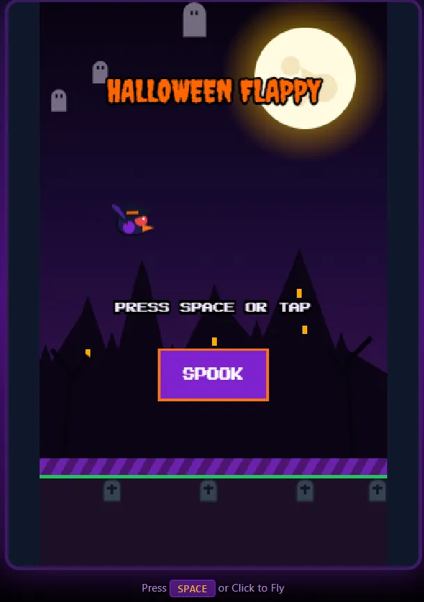 Flappy Halloween Game screenshot 2 from the developer