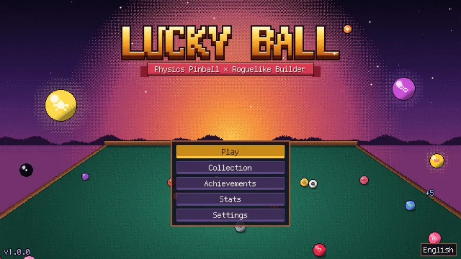Lucky Ball running in the browser, screen 1 captured by PlayNewt on October 26, 2026
