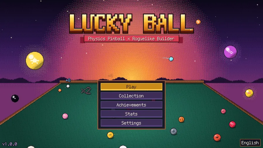 Lucky Ball running in the browser, screen 2 captured by PlayNewt on October 26, 2026