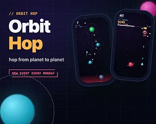 Orbit Hop, a new one-button space arcade game by makusikpl