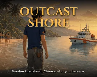 Outcast Shore, one of the new visual novel games online