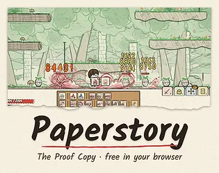 Paperstory, a new side-scrolling action rpg game by giminycricket0