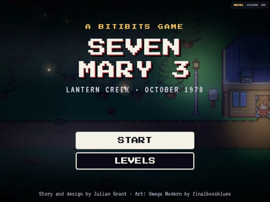 Seven Mary 3 running in the browser, screen 1 captured by PlayNewt on October 27, 2026
