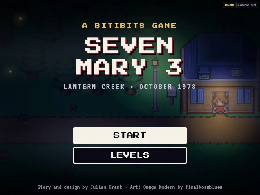 Seven Mary 3 running in the browser, screen 2 captured by PlayNewt on October 27, 2026