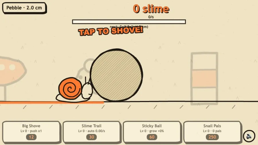 Snail Titan running in the browser, screen 1 captured by PlayNewt on October 26, 2026