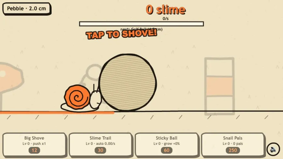 Snail Titan running in the browser, screen 2 captured by PlayNewt on October 26, 2026
