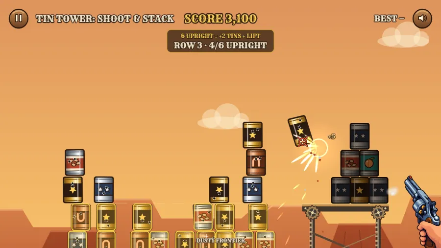 Tin Tower: Shoot & Stack screenshot 3 from the developer
